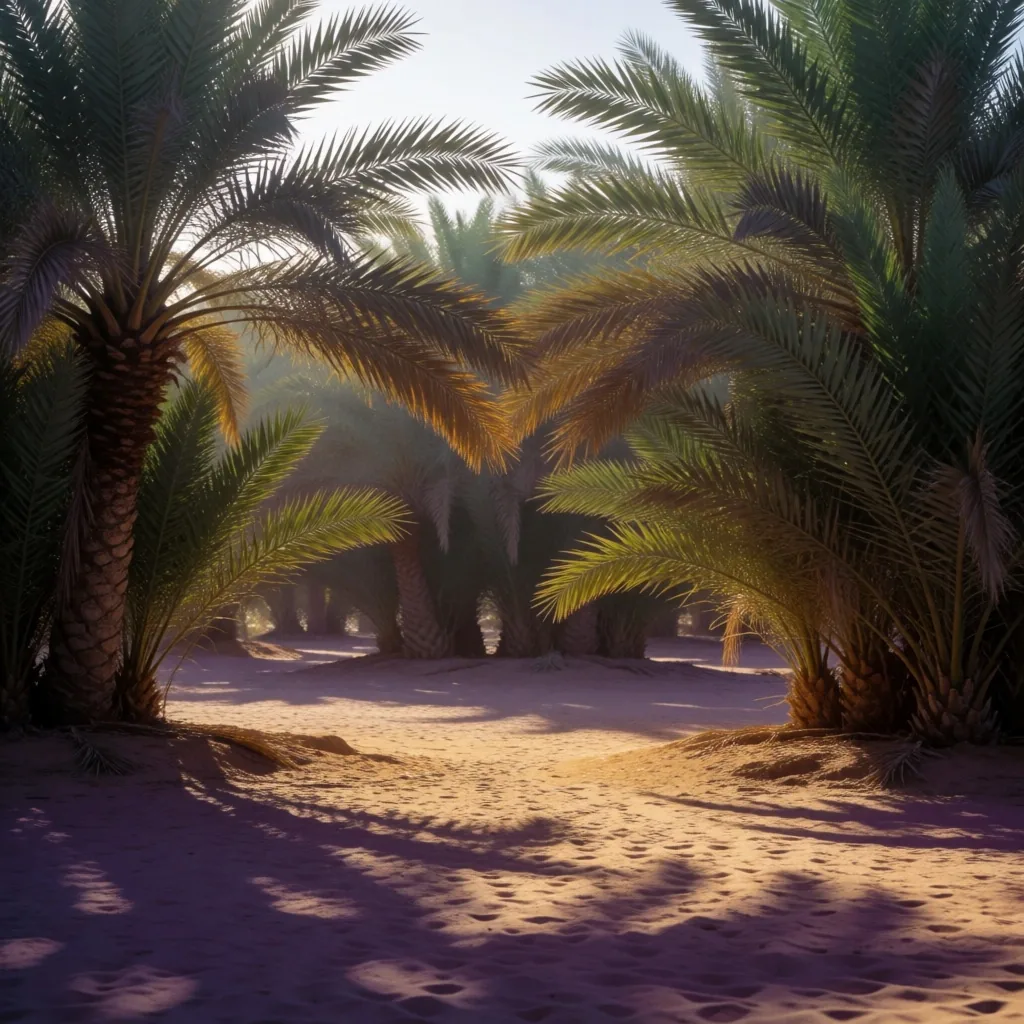 Palm grove near the Red Sea coast