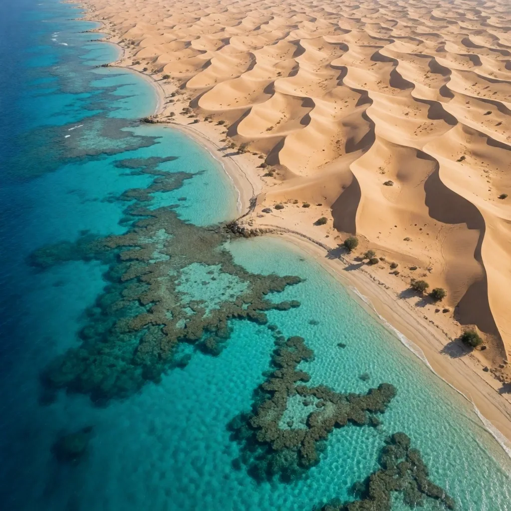 Red Sea coastal view