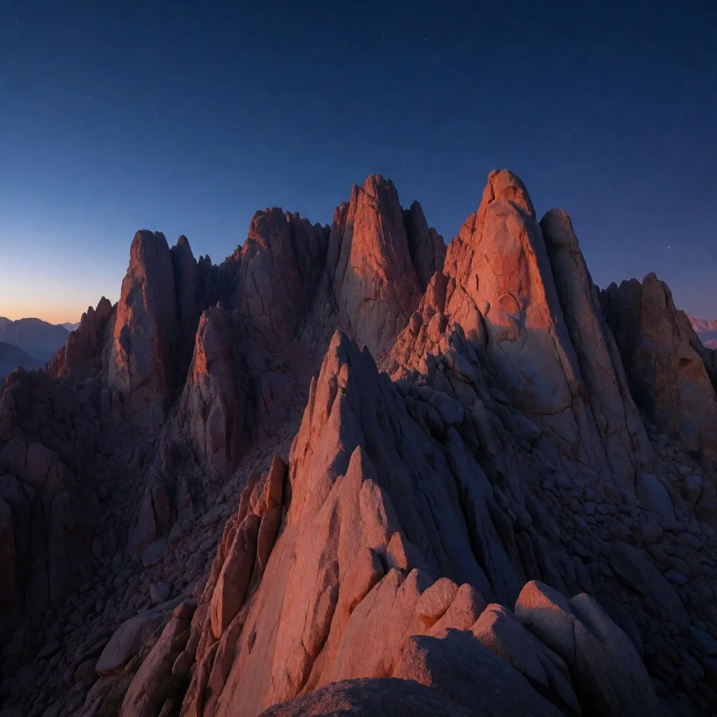 Granite peaks of the Sinai high mountain region