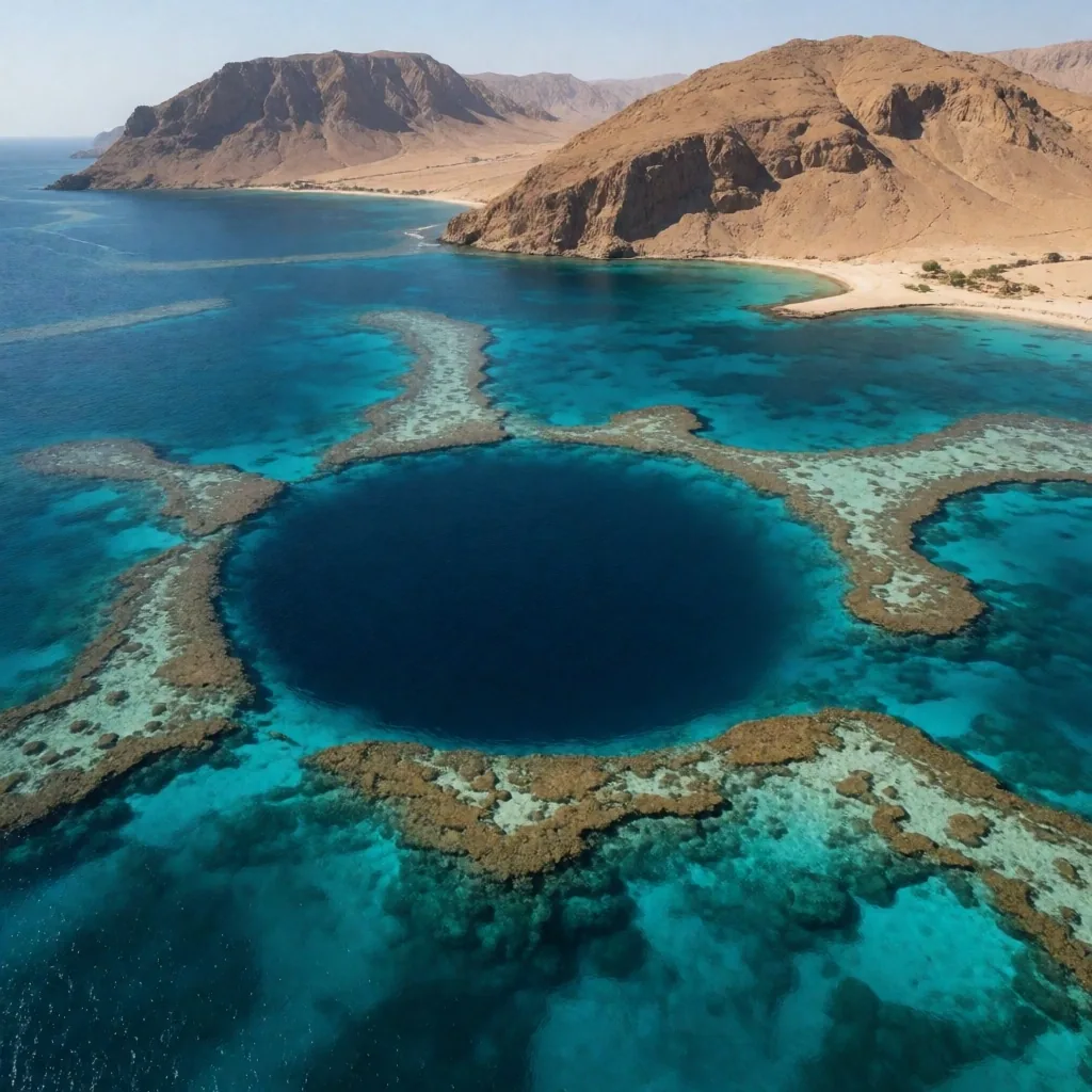 Blue Hole submarine sinkhole near Dahab