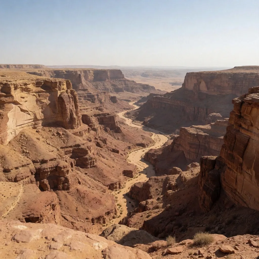 Eastern Desert plateaus and wadis